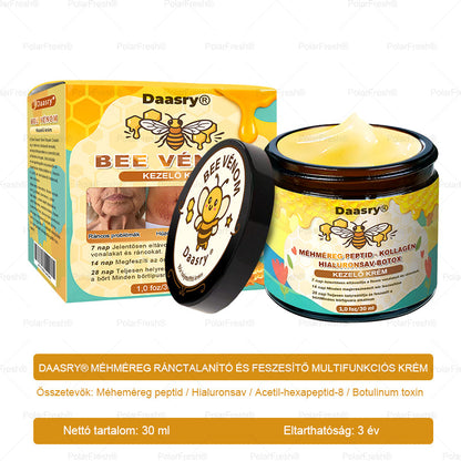 Világszerte legkelendőbb termékek-Daasry® Méhméreg Kezelő Krém, méhméreg peptidekkel, botulinum toxinnal, hialuronsavval és kollagénnel💧. Hatékonyan küzd a ráncok, finom vonalak, megereszkedés, terhességi csíkok és sötét foltok ellen !