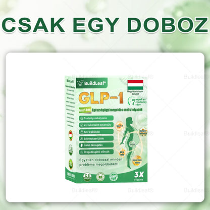 BuildLeaf® GLP-1 6 az 1-ben egészségügyi oldat szájon át szedhető folyadék ✅ Elhízás, szív- és érrendszeri egészség, cukorbetegség, alvási apnoe, bélrendszeri egészség, ízületi problémák és egyebek esetén