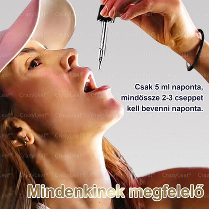 CrazyLeaf® Tirzepatide GIP/GLP-1 kettős hatású karcsúsító és egészségfokozó cseppek | A Budapesti Orvosi Esztétikai és Elhízás Klinikák támogatásával (Klinikailag ihletett, élelmiszeripari minőségű zsírégető )