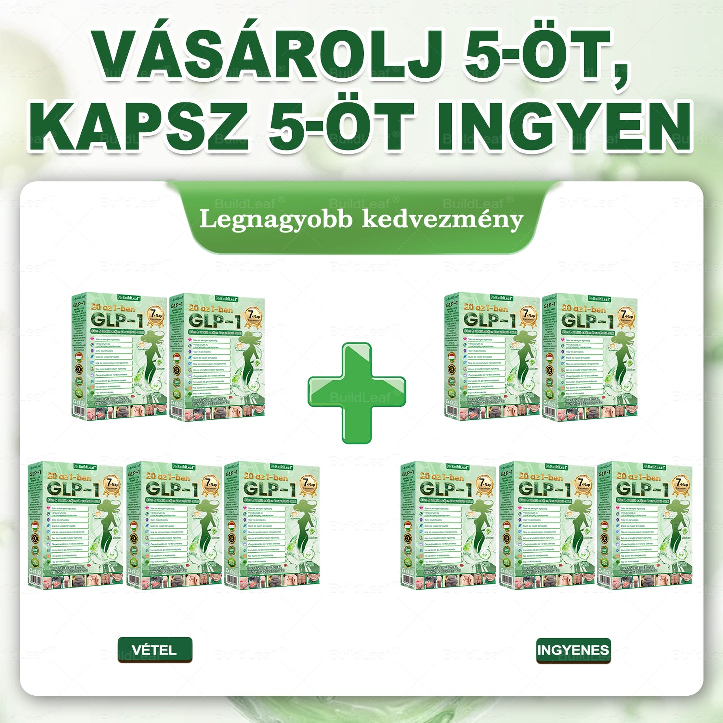 𝑯𝒊𝒗𝒂𝒕𝒂𝒍𝒐𝒔 𝒐𝒍𝒅𝒂𝒍 | 𝑩𝒖𝒊𝒍𝒅𝑳𝒆𝒂𝒇® 𝑮𝑳𝑷-120-𝒊𝒏-1 𝑺𝒍𝒊𝒎 & 𝑯𝒆𝒂𝒍𝒕𝒉 𝒔𝒛á𝒋𝒐𝒏 á𝒕 𝒔𝒛𝒆𝒅𝒉𝒆𝒕ő 𝒐𝒍𝒅𝒂𝒕– napi egy adag, és már 7 nap alatt látható a változás .Segít a túlsúly, a szív- és érrendszeri problémák, a cukorbetegség, az alvási apnoe, a bélrendszeri gondok és